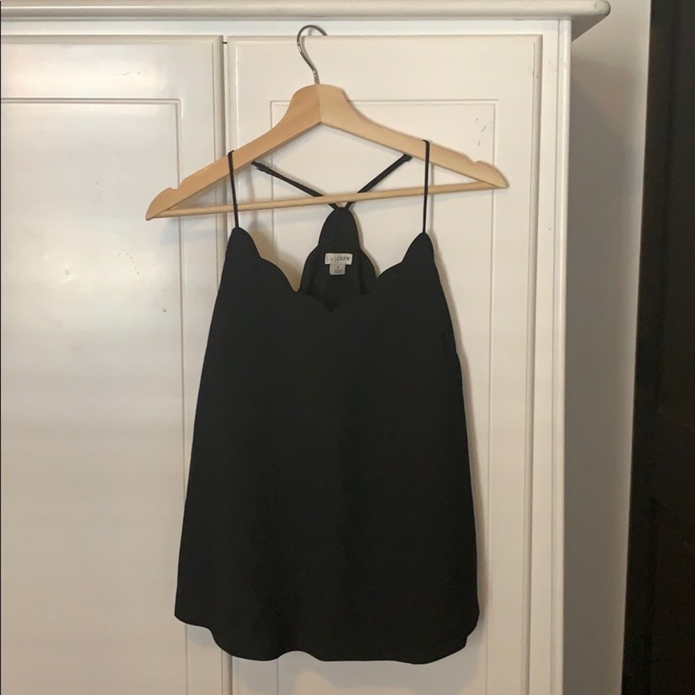 J. Crew Scalloped Cami Top